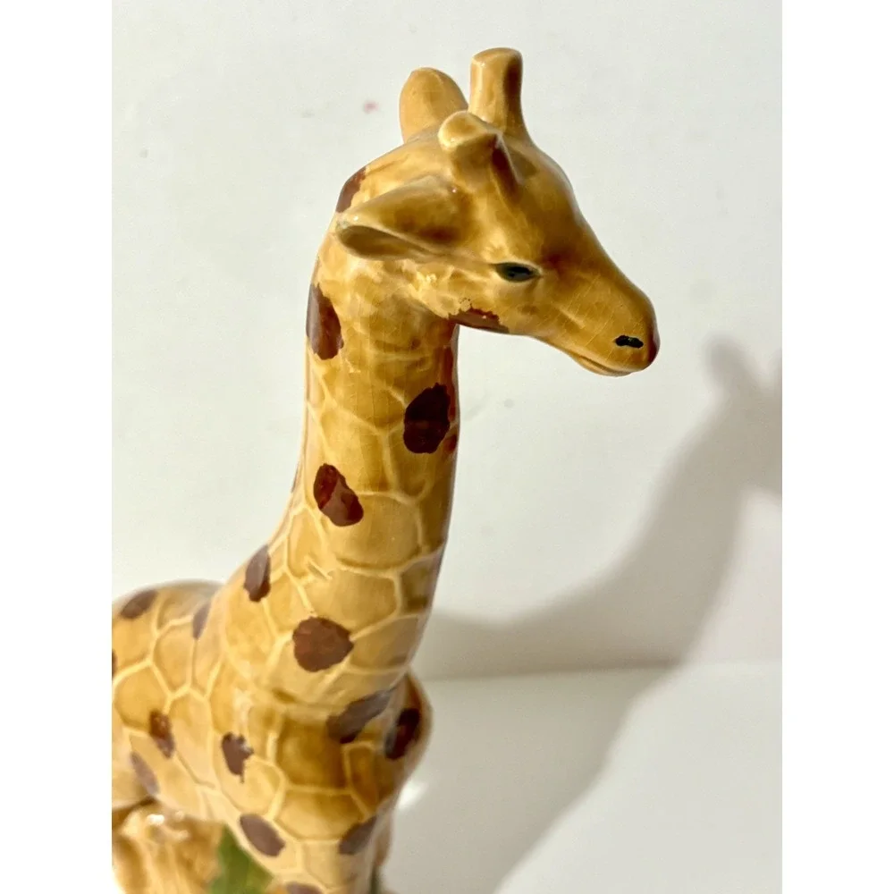 Vintage Ceramic Giraffe Decor Figure 12